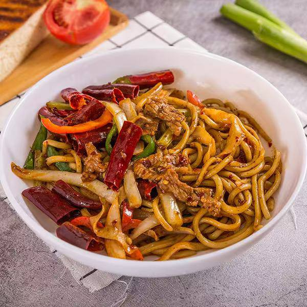 Lanzhou Beef Noodles China Restaurant in Kampot, Cambodia.