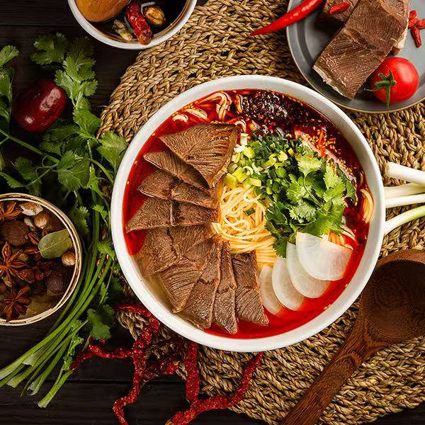 Lanzhou Beef Noodles China Restaurant in Kampot, Cambodia.