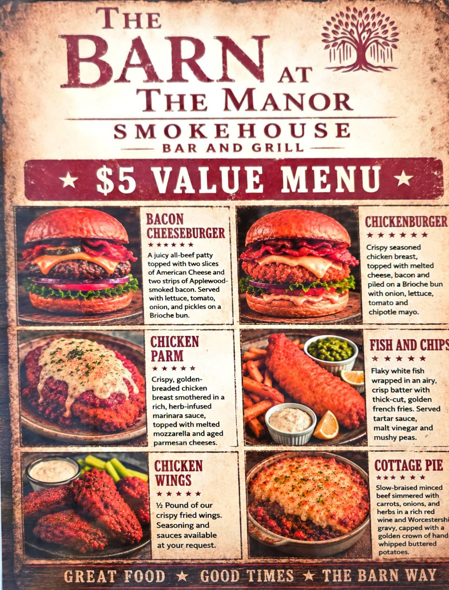 the manor kampot, cambodia. The Barn Smoehouse bar and grill.