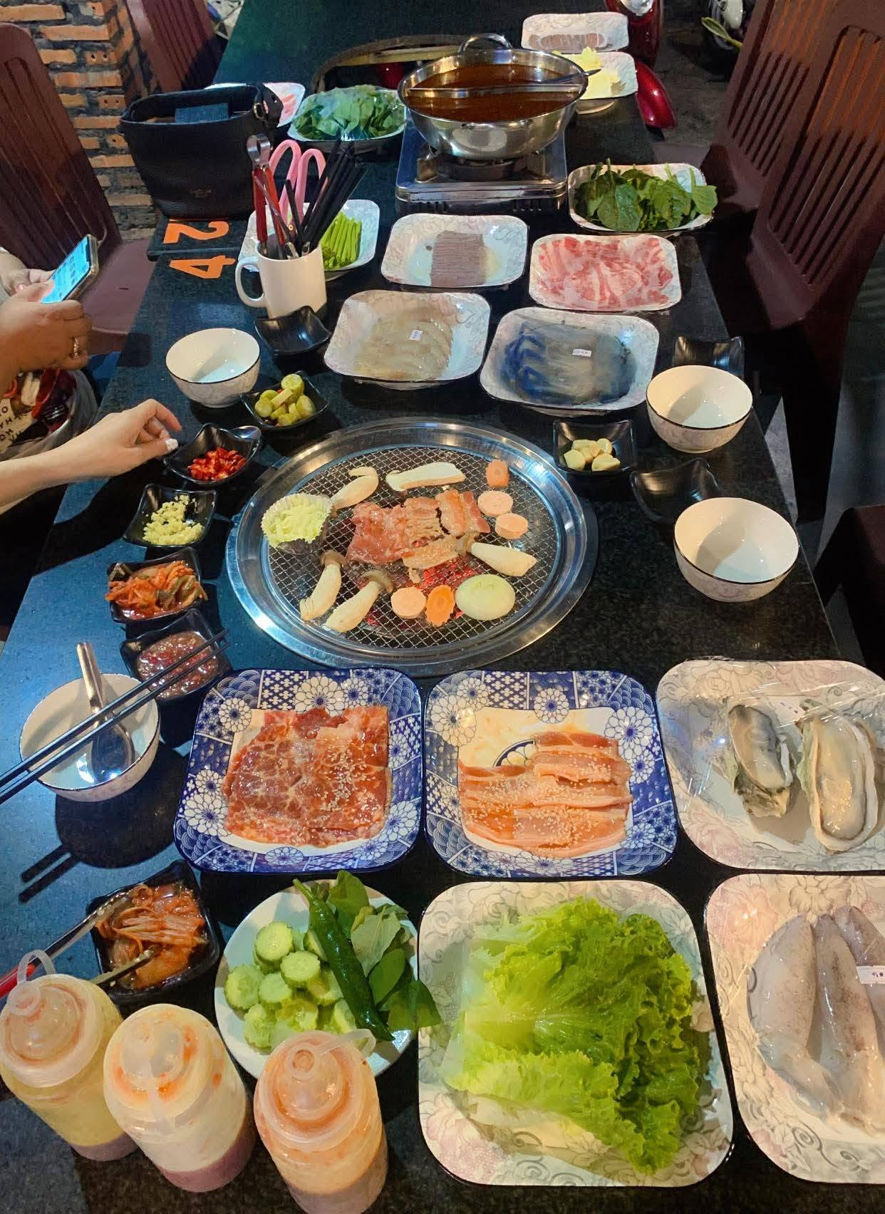 Sila's Korean BBQ Restaurant in Kampot, Cambodia