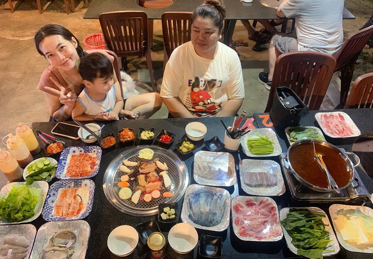 Sila's Korean BBQ Restaurant in Kampot, Cambodia