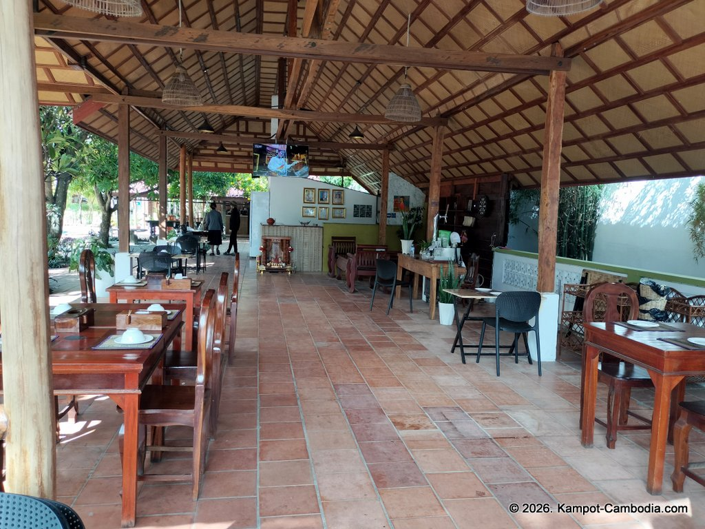 Champey Restaurant at The Moon Boutique in Kampot, Cambodia