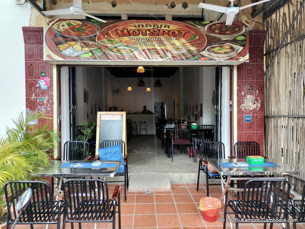 HotSpot Restaurant in Kampot, Cambodia