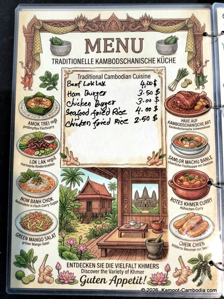 HotSpot Restaurant in Kampot, Cambodia