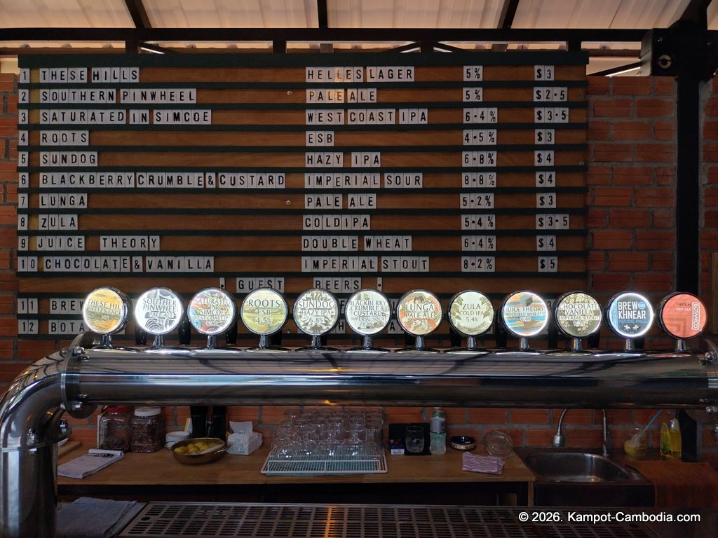 projekt taps microbrewery in kampot cambodia