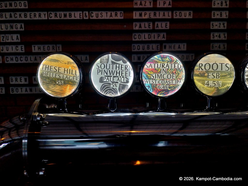 projekt taps microbrewery in kampot cambodia