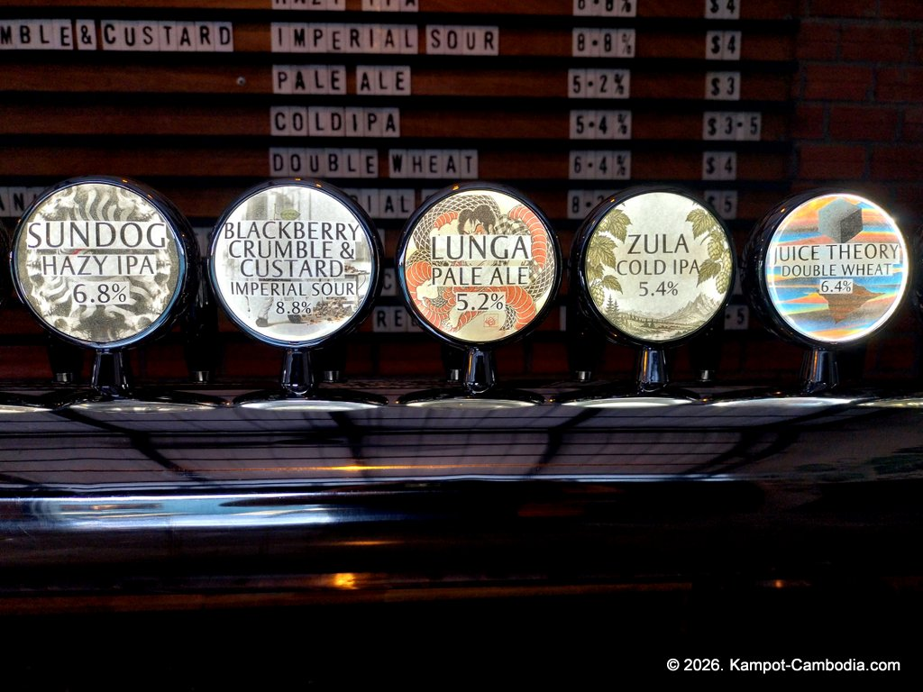 projekt taps microbrewery in kampot cambodia