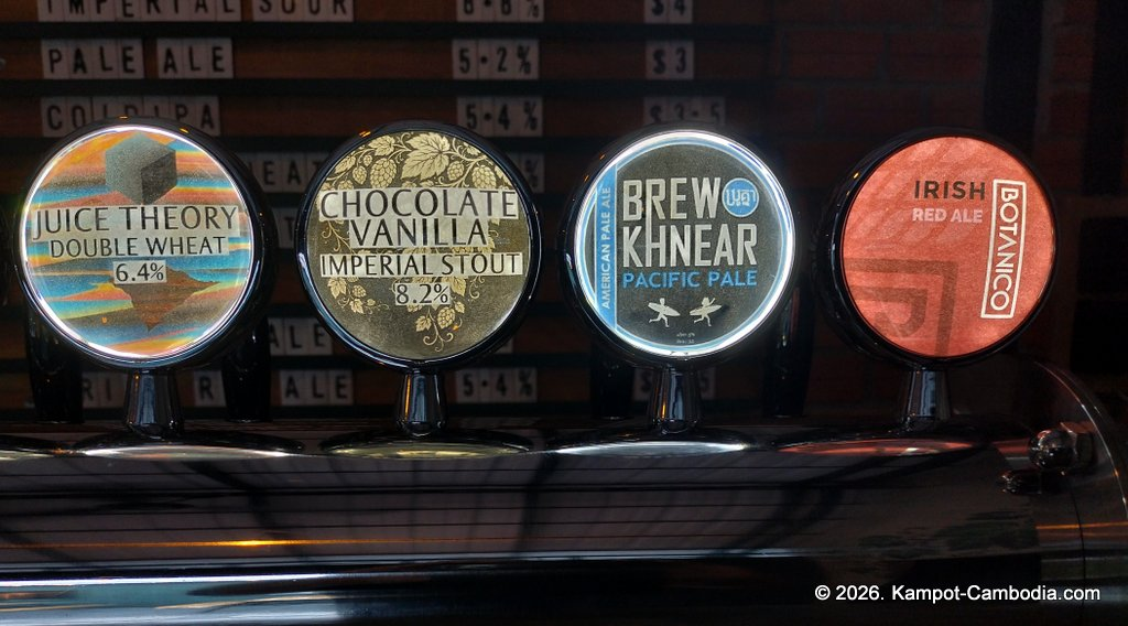 projekt taps microbrewery in kampot cambodia