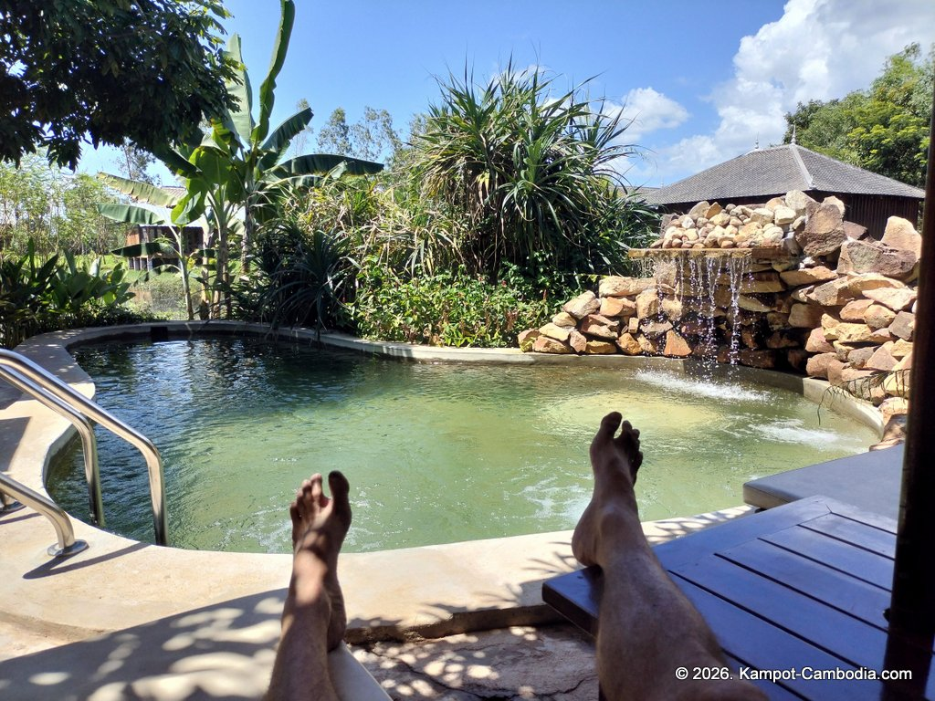 Sre Lodge Community in Kampot, Cambodia. Nature resort.