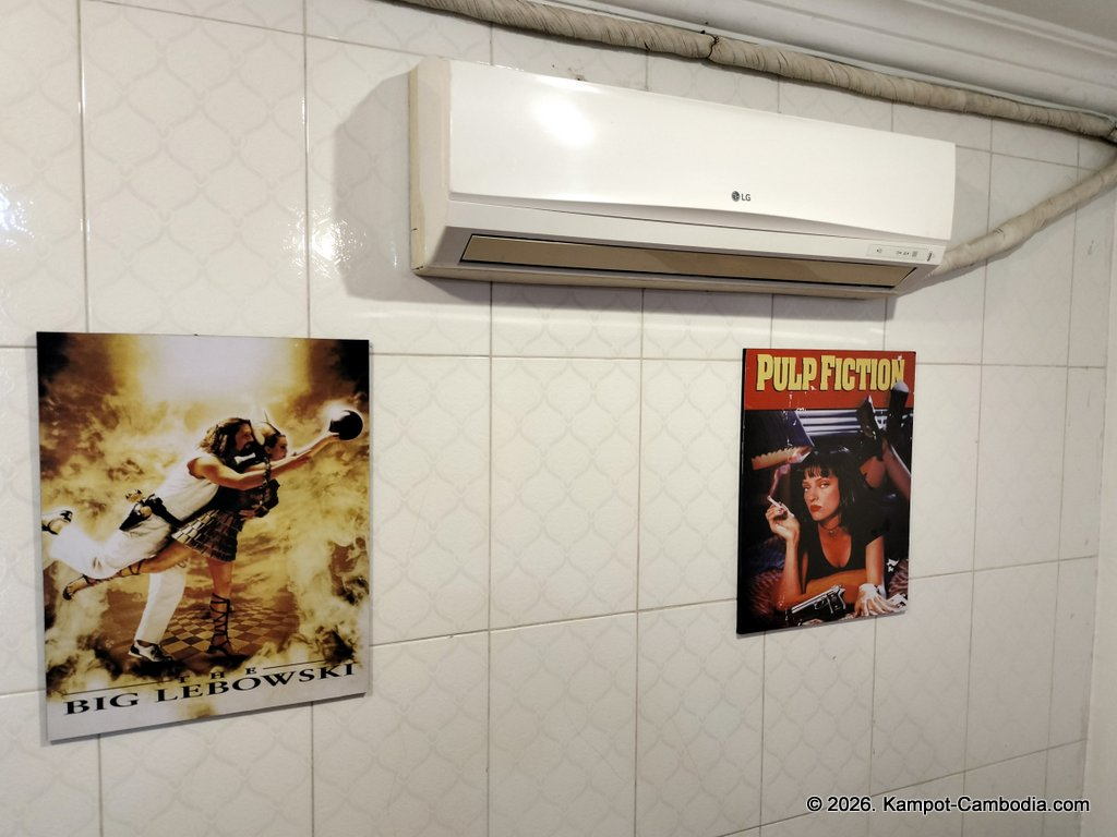 Movie Suites movie theater, private movies rooms in Kampot, Cambodia.