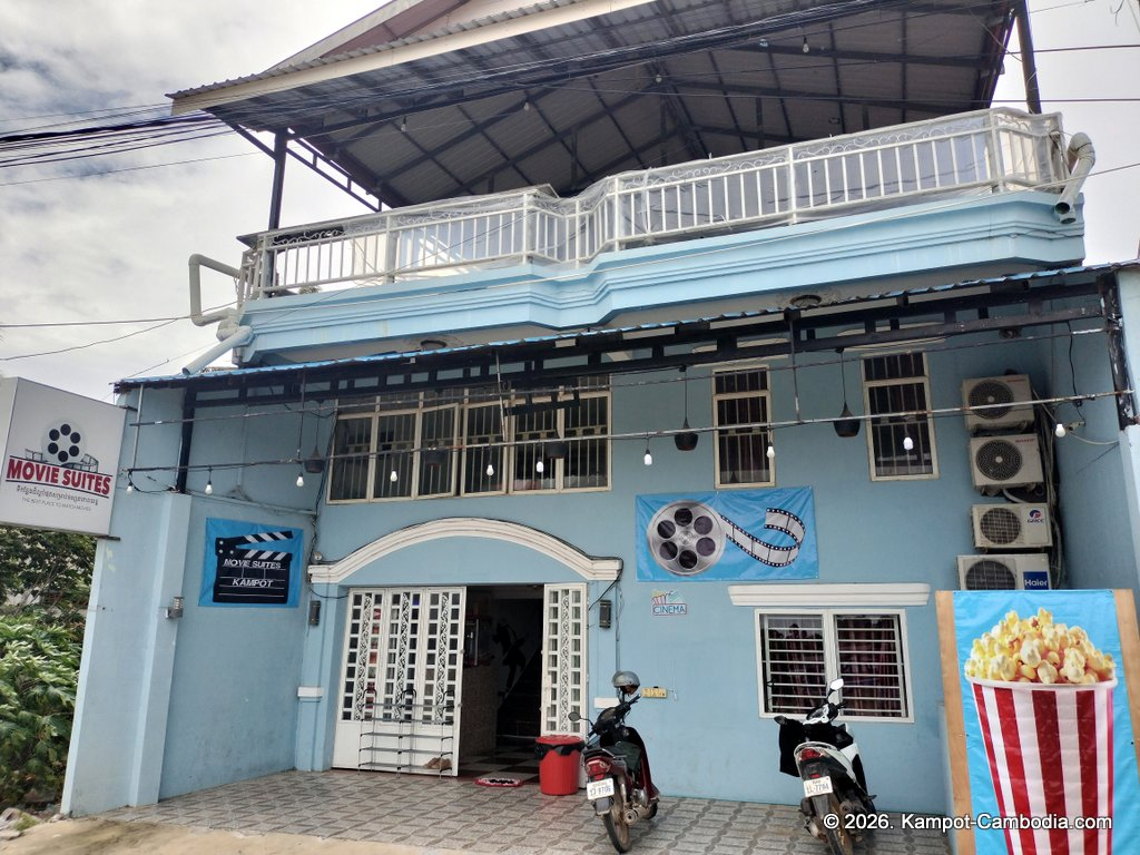 Movie Suites movie theater, private movies rooms in Kampot, Cambodia.