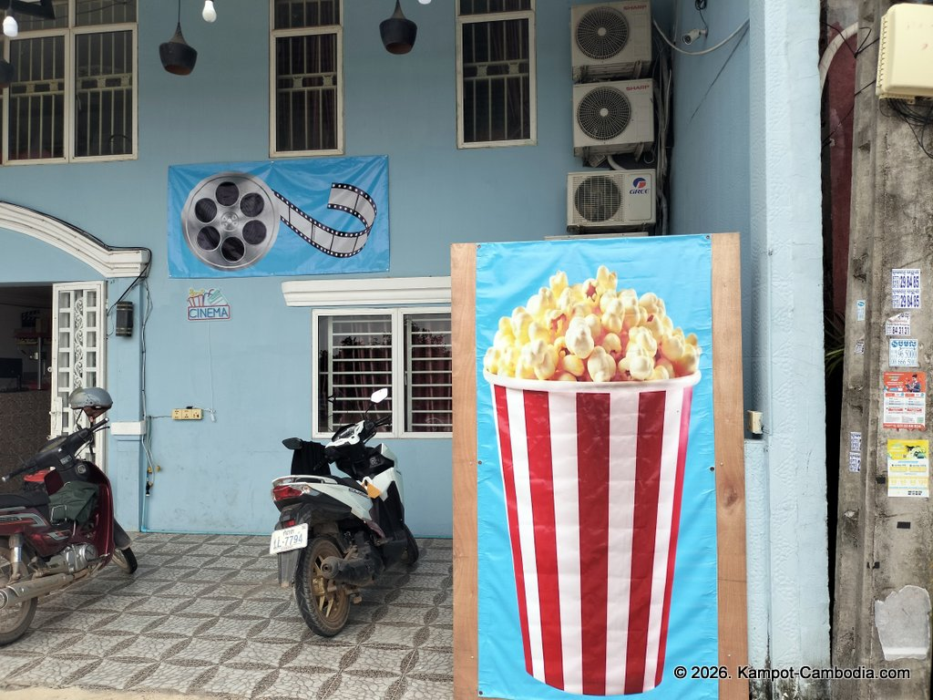 Movie Suites movie theater, private movies rooms in Kampot, Cambodia.
