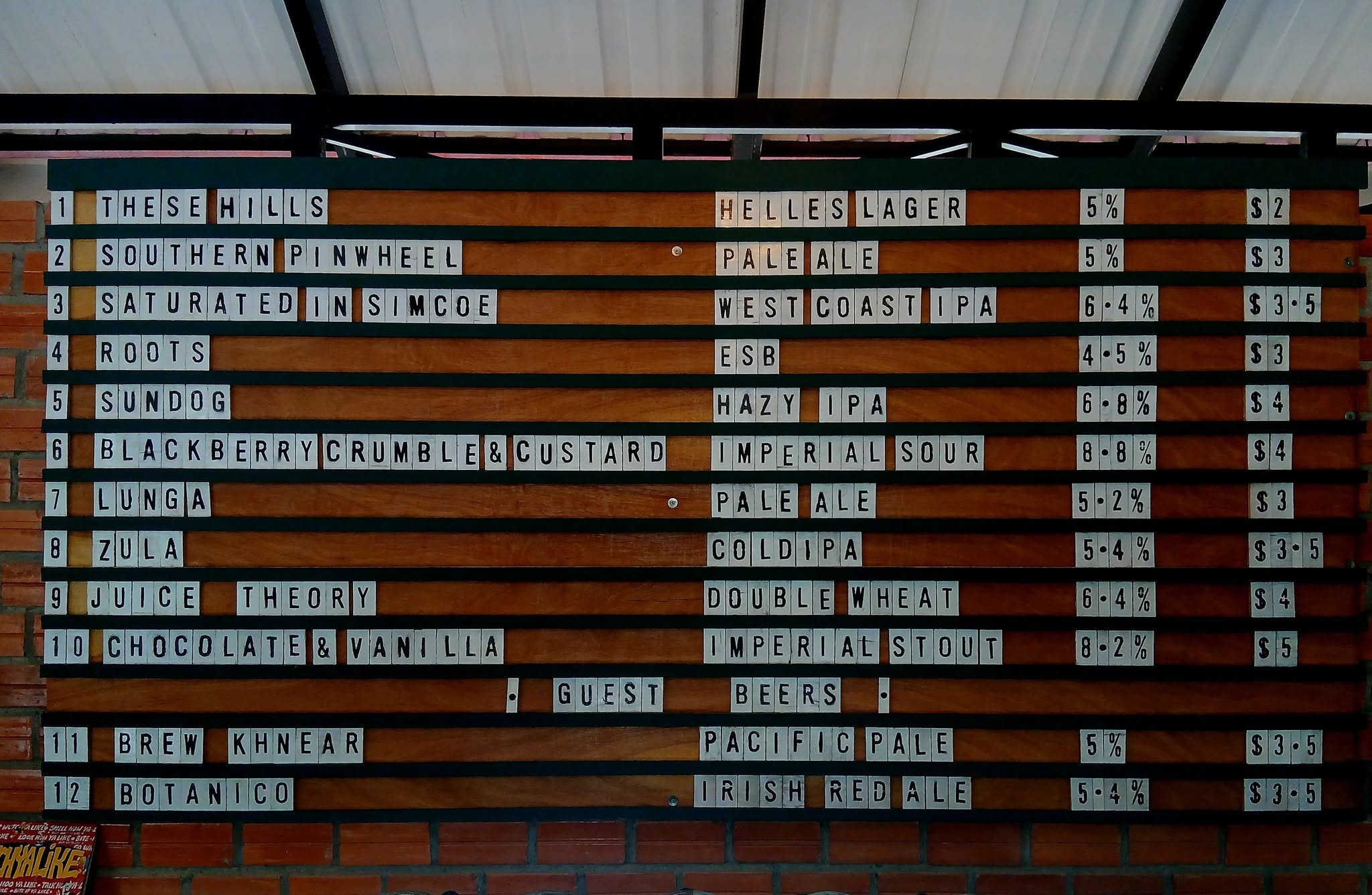 projekt taps microbrewery in kampot cambodia