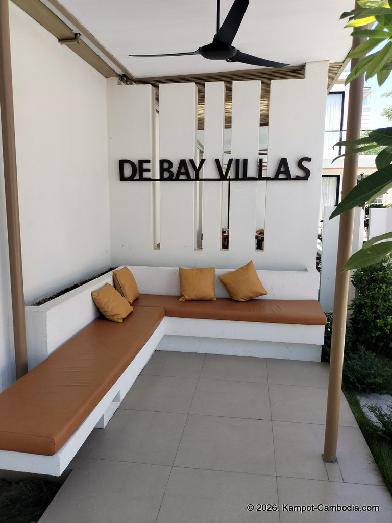 De Bay Villas in Kampot Cambodia.