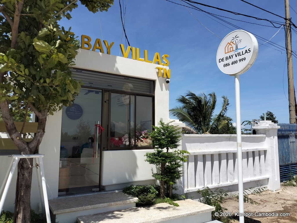 De Bay Villas in Kampot Cambodia.