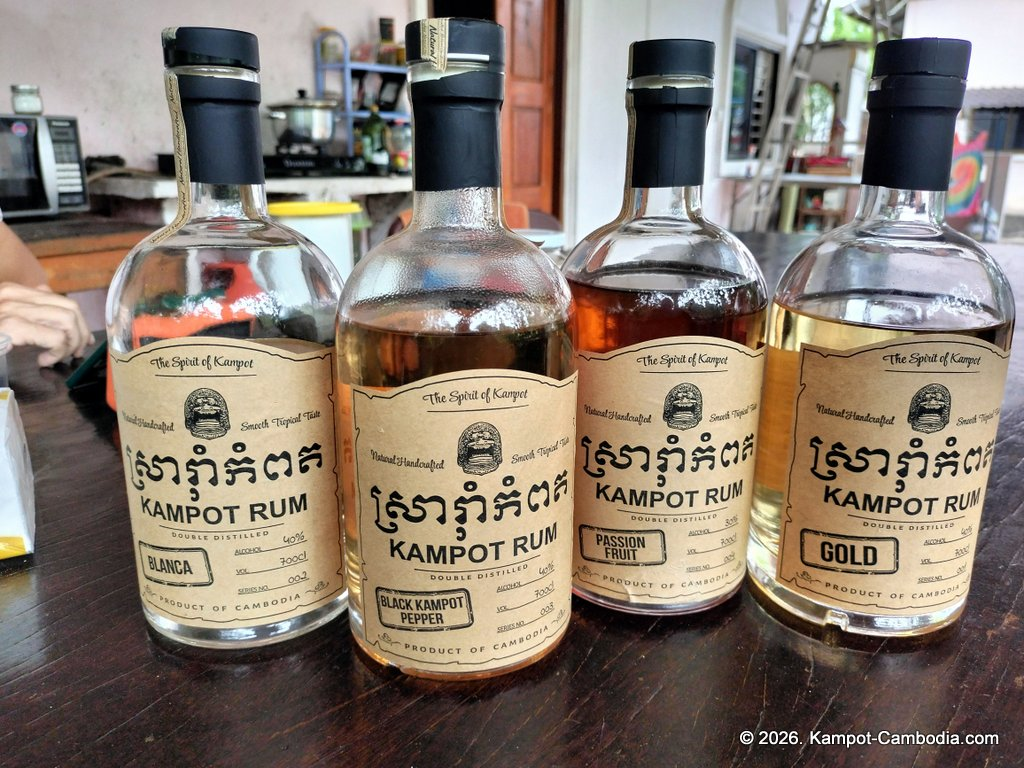 black kampot pepper rum.
