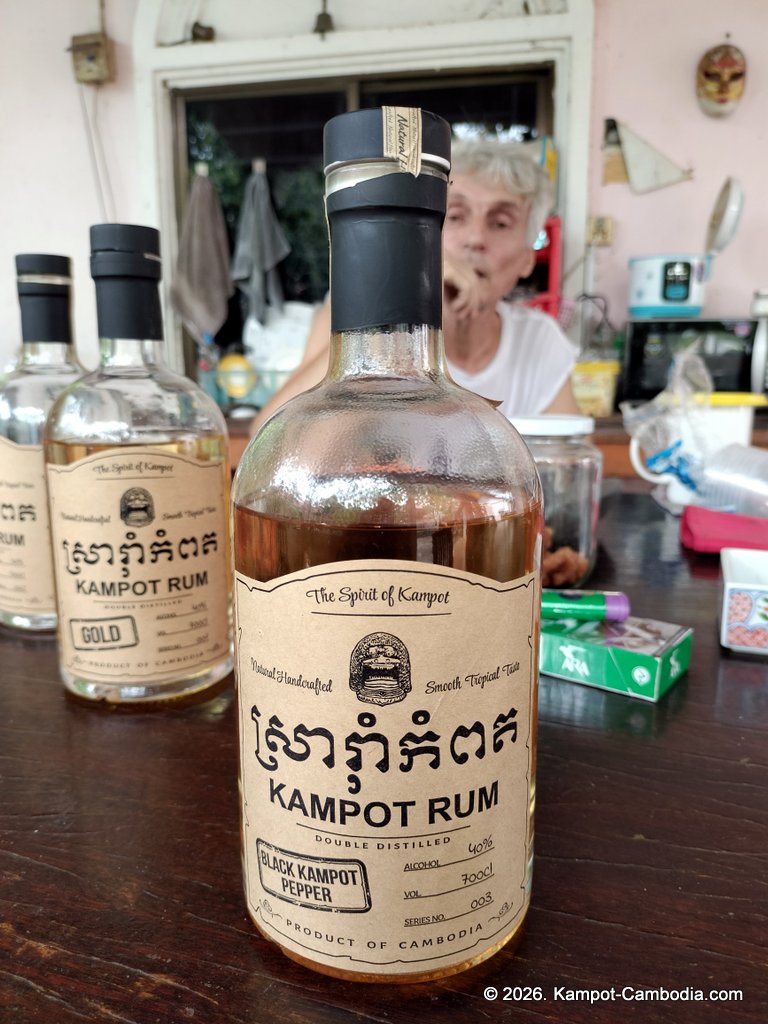 black kampot pepper rum.