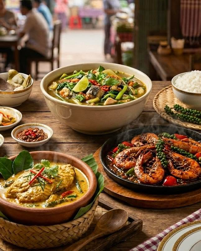 lemongrass thai and khmer food in kampot cambodia