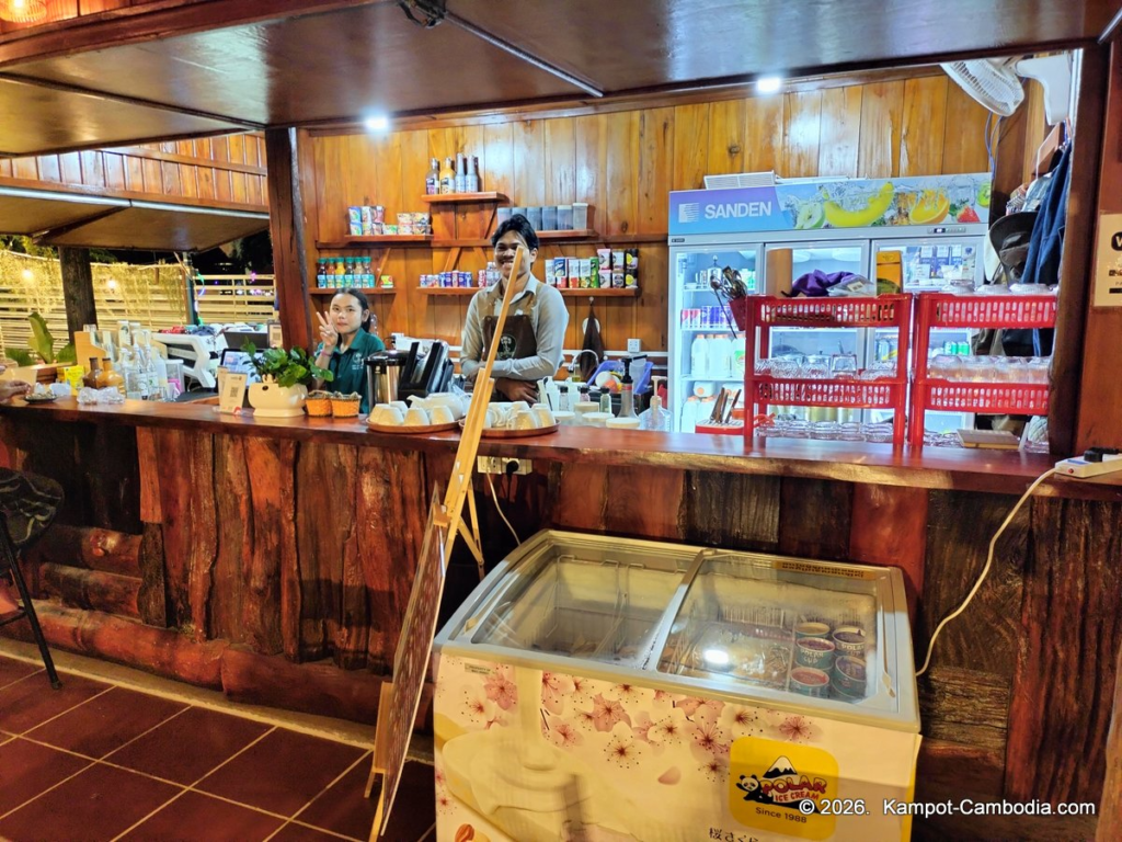 Kampot Happy. Outdoor Kids' entertainment park with slides, ball room, zip line, restaurant and cafe in Kampot, Cambodia.