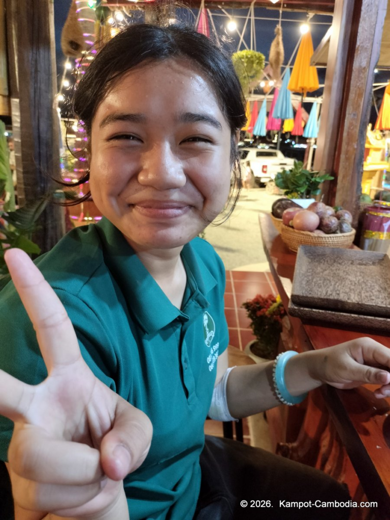 Kampot Happy. Outdoor Kids' entertainment park with slides, ball room, zip line, restaurant and cafe in Kampot, Cambodia.