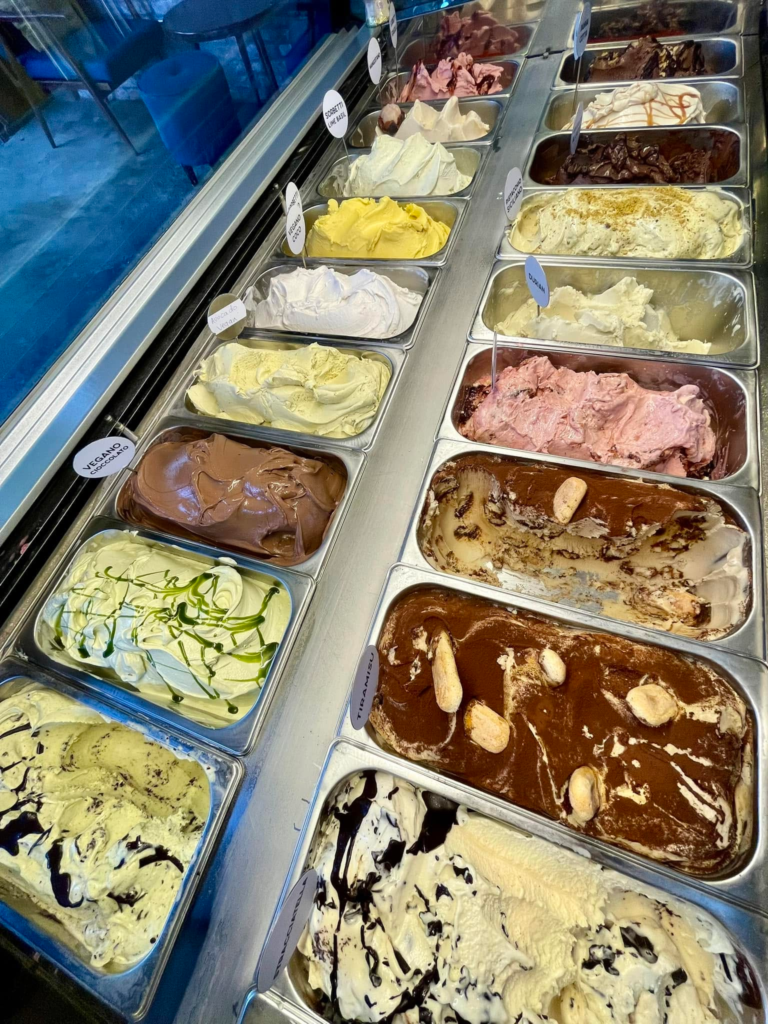 amami gelato gelateria artigianale ice cream restaurant and cafe in Kampot, Cambodia.