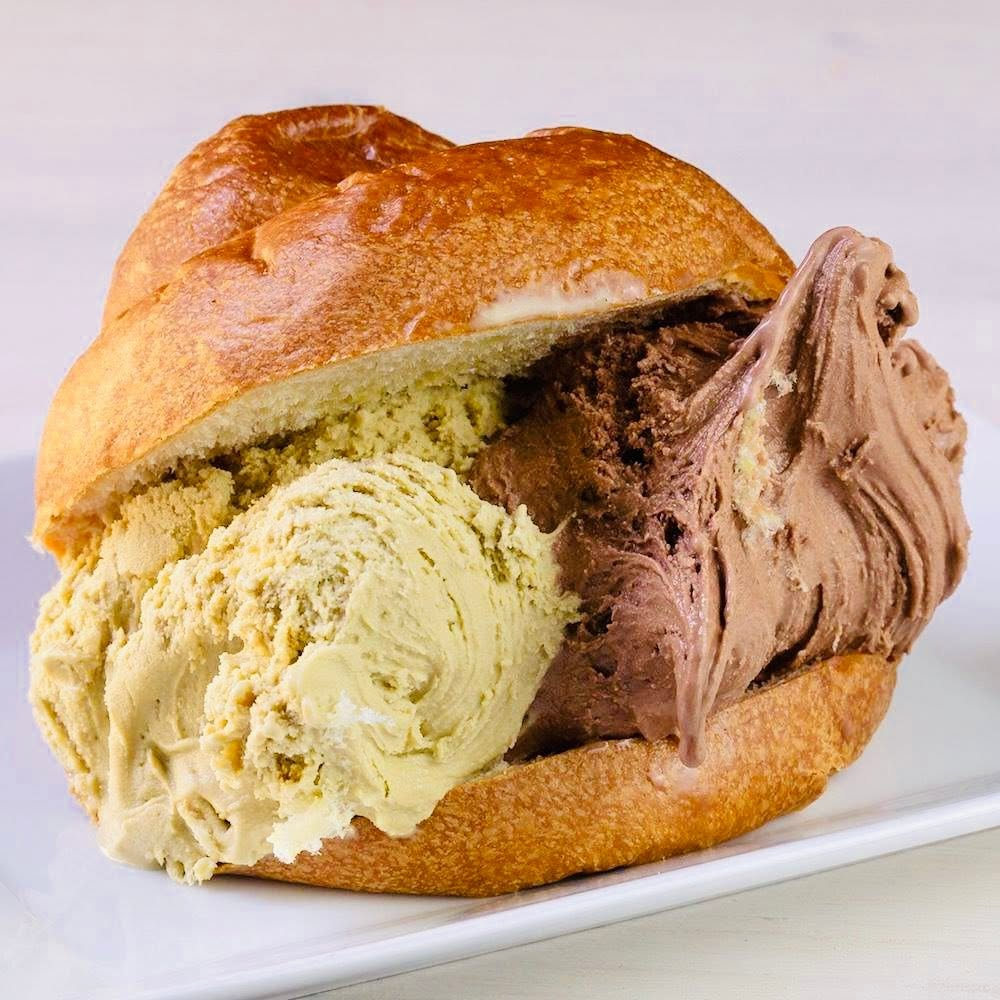 amami gelato gelateria artigianale ice cream restaurant and cafe in Kampot, Cambodia.