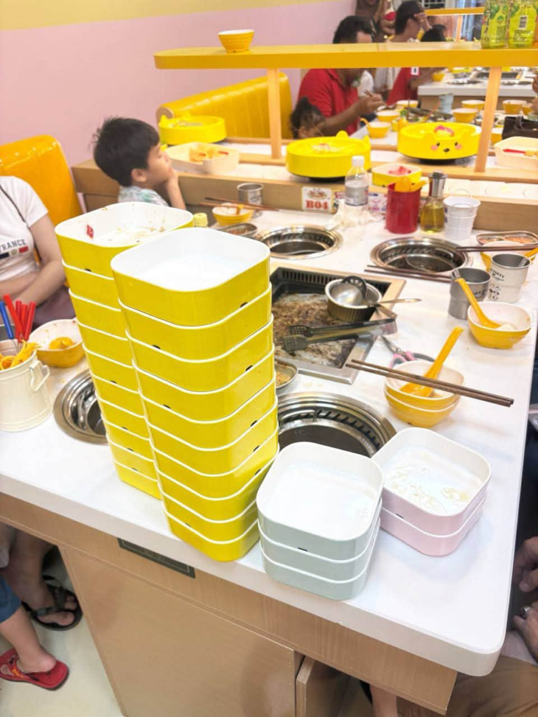 Yummy Rotating Hot Pot & BBQ in Kampot, Cambodia.