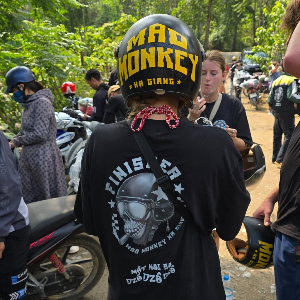 Mad Monkey Kampot on the Kampot River in Cambodia. Hostel.