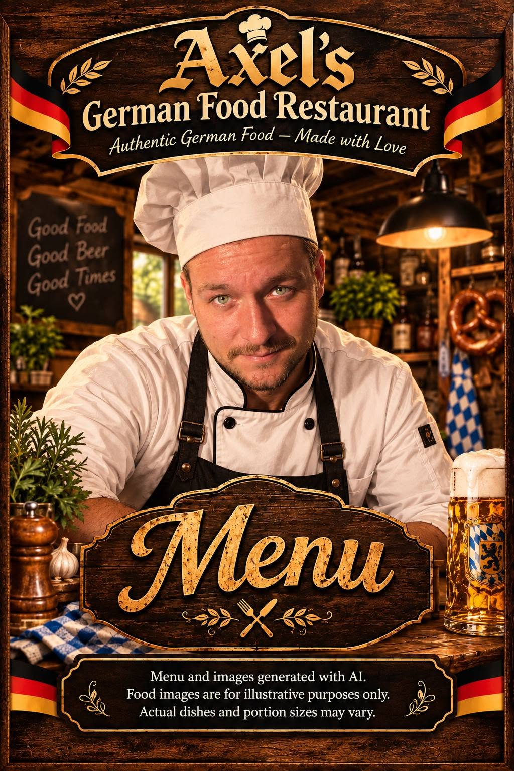 Axel's German Food Restaurant in kampot, cambodia